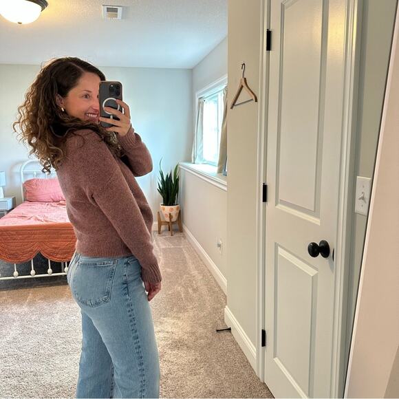 Madewell Purple Alpaca Wool Blend Sweater XS - Picture 5 of 11